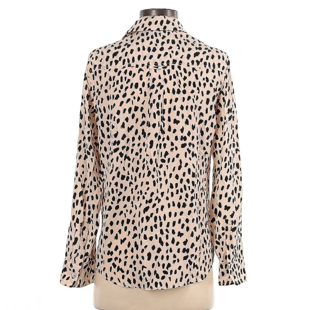 Rails Ellis Blush Leopard Print Long Sleeve Butto… - image 4